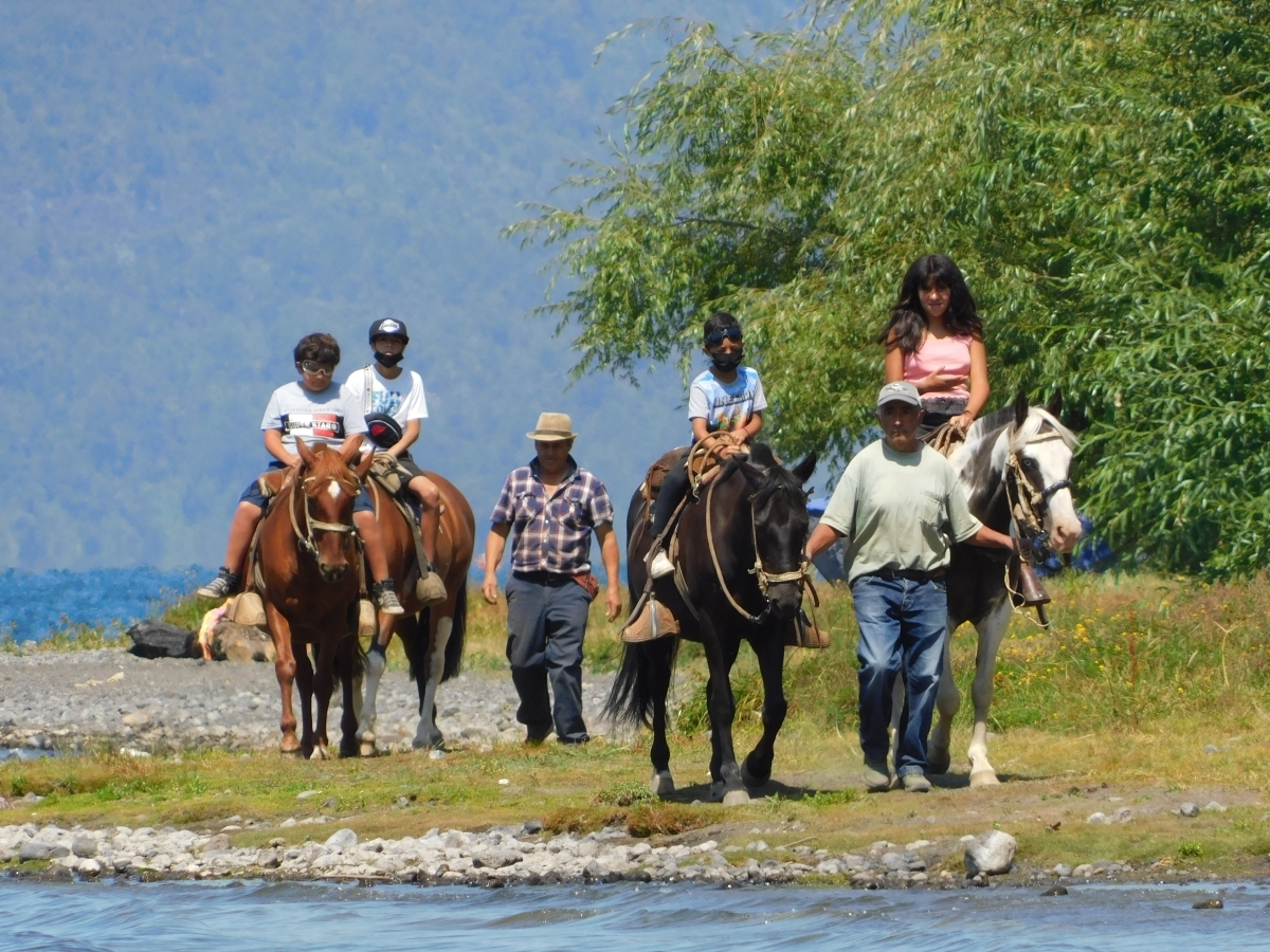 A orillas del lago 