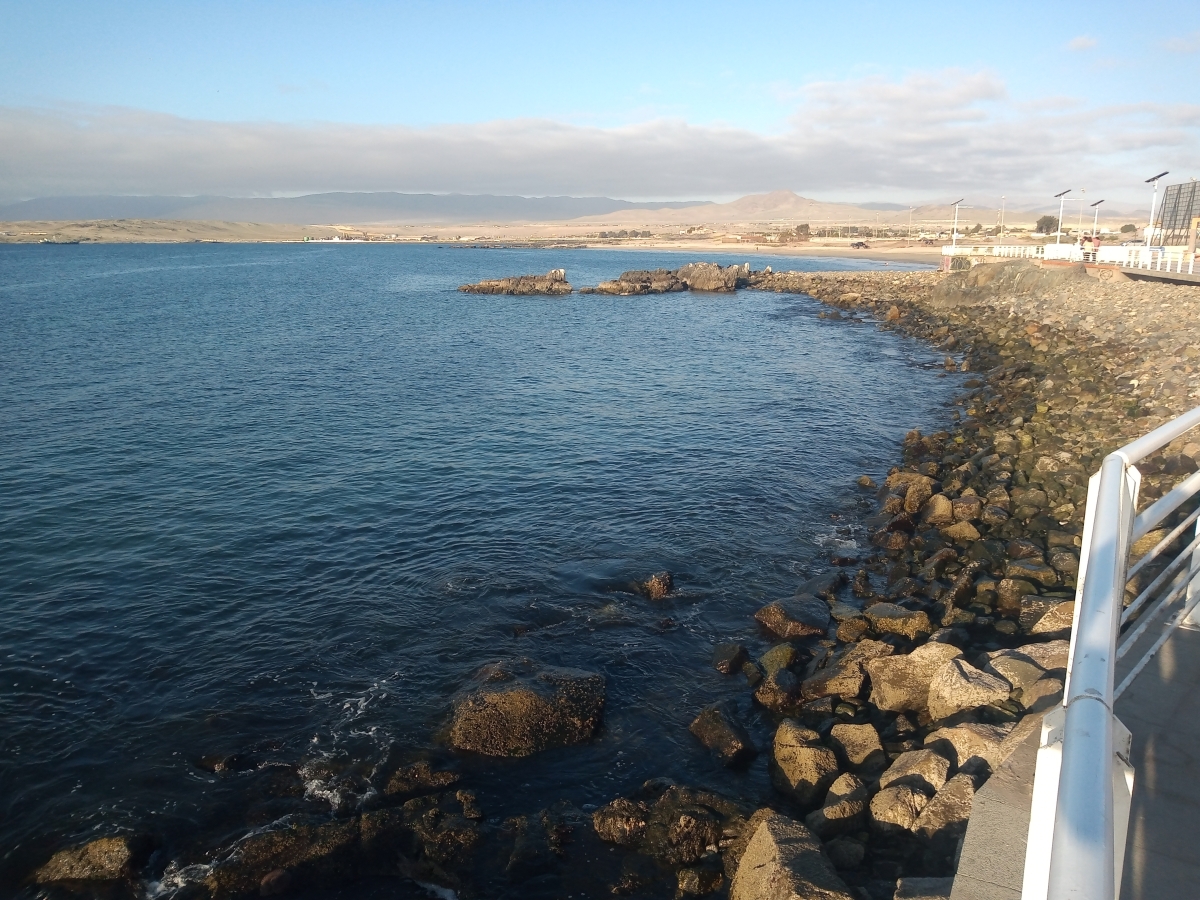 Vista de la playa brava 1