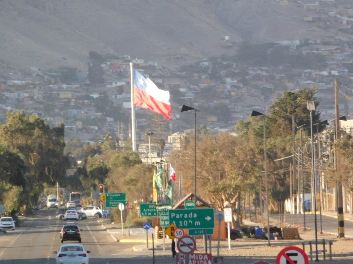 Entrada sur, ciudad Copiapó 