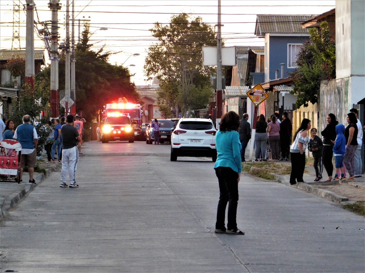 Celebrando navidad con los bomberos 