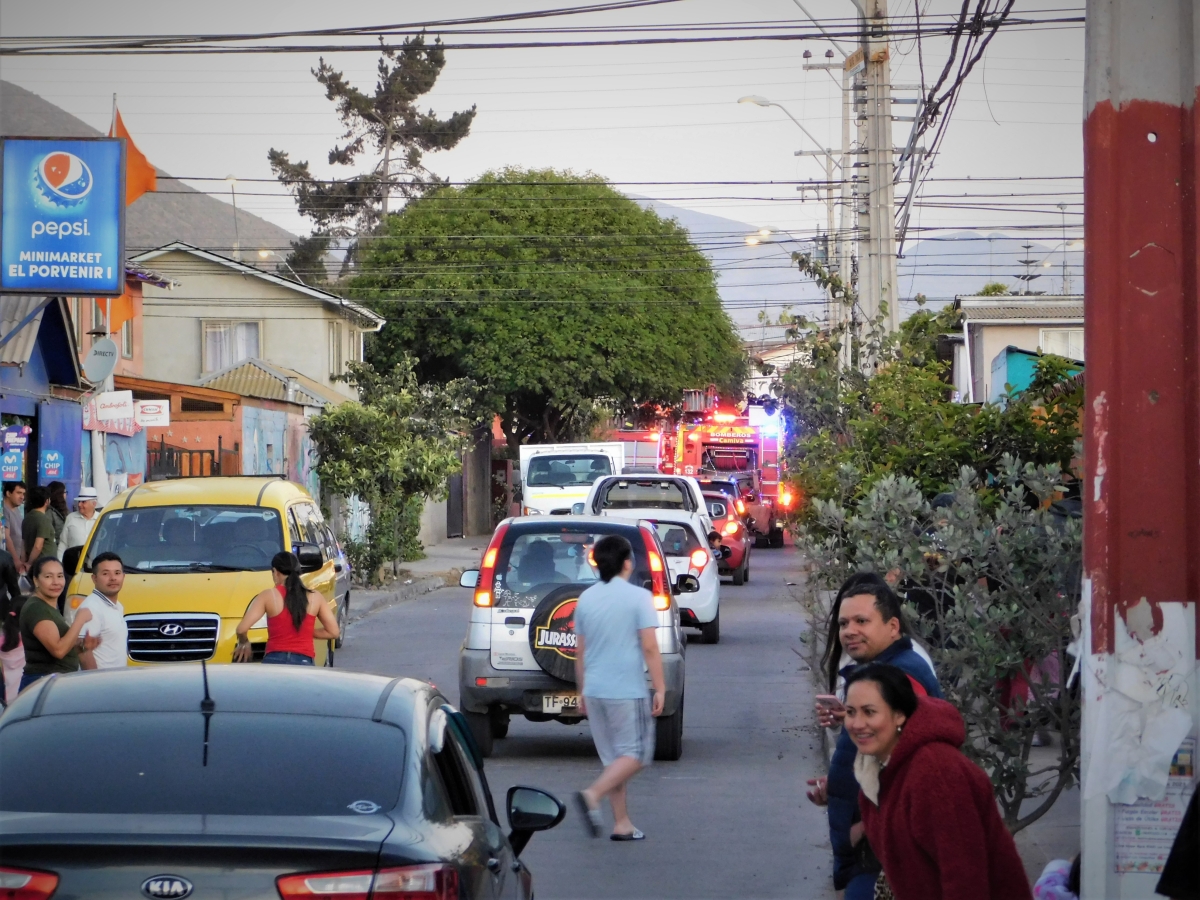 Celebrando navidad con los bomberos 3