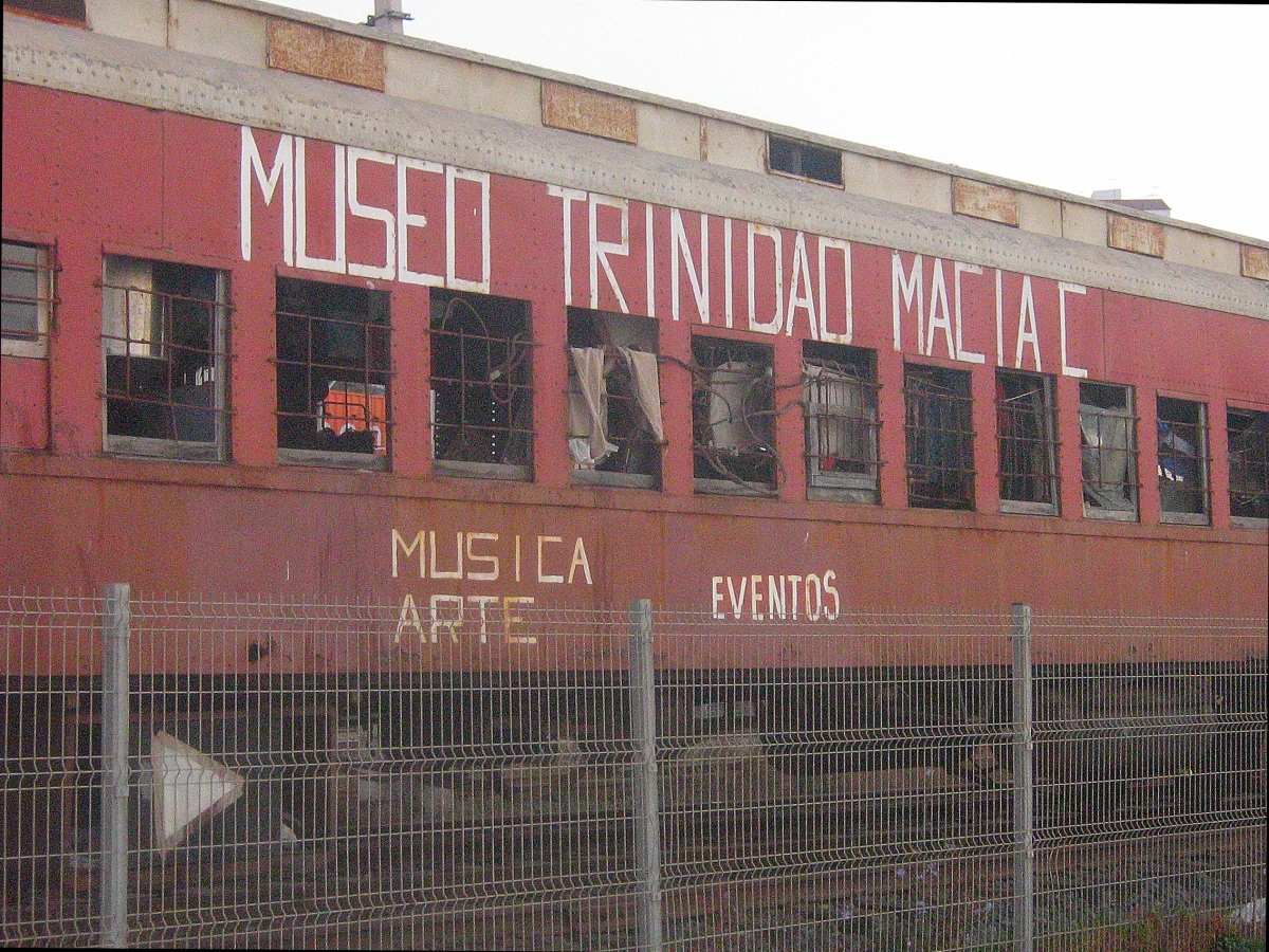 Un museo en carro de tren
