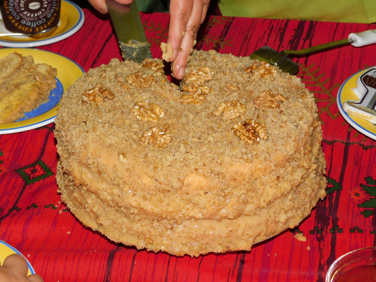 Preparando m torta