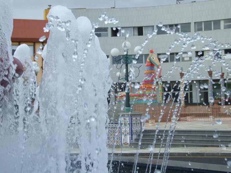 El caballo  fufo ataves del agua