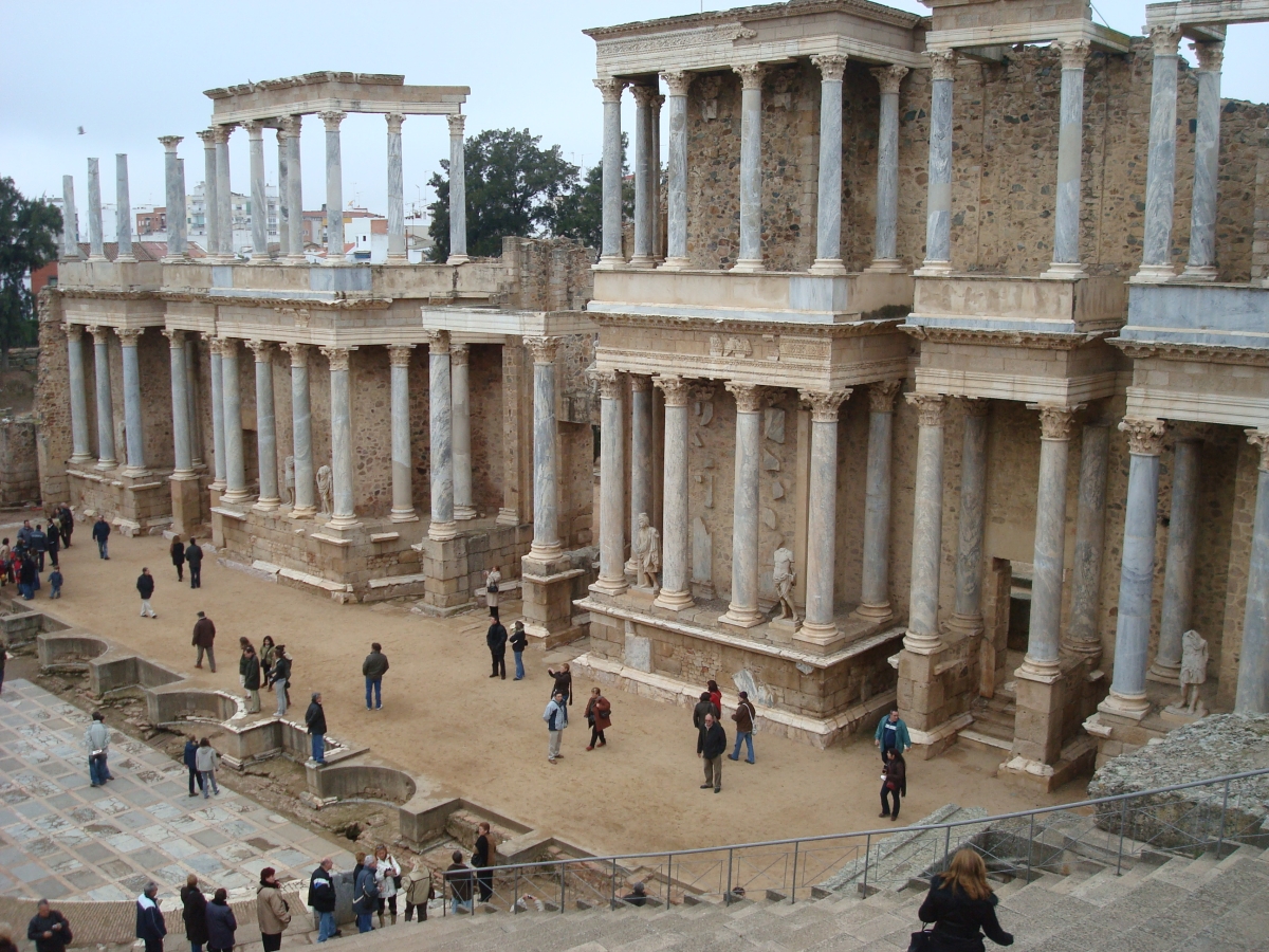 Merida: Teatro. Badajoz. Extremadura byJOM