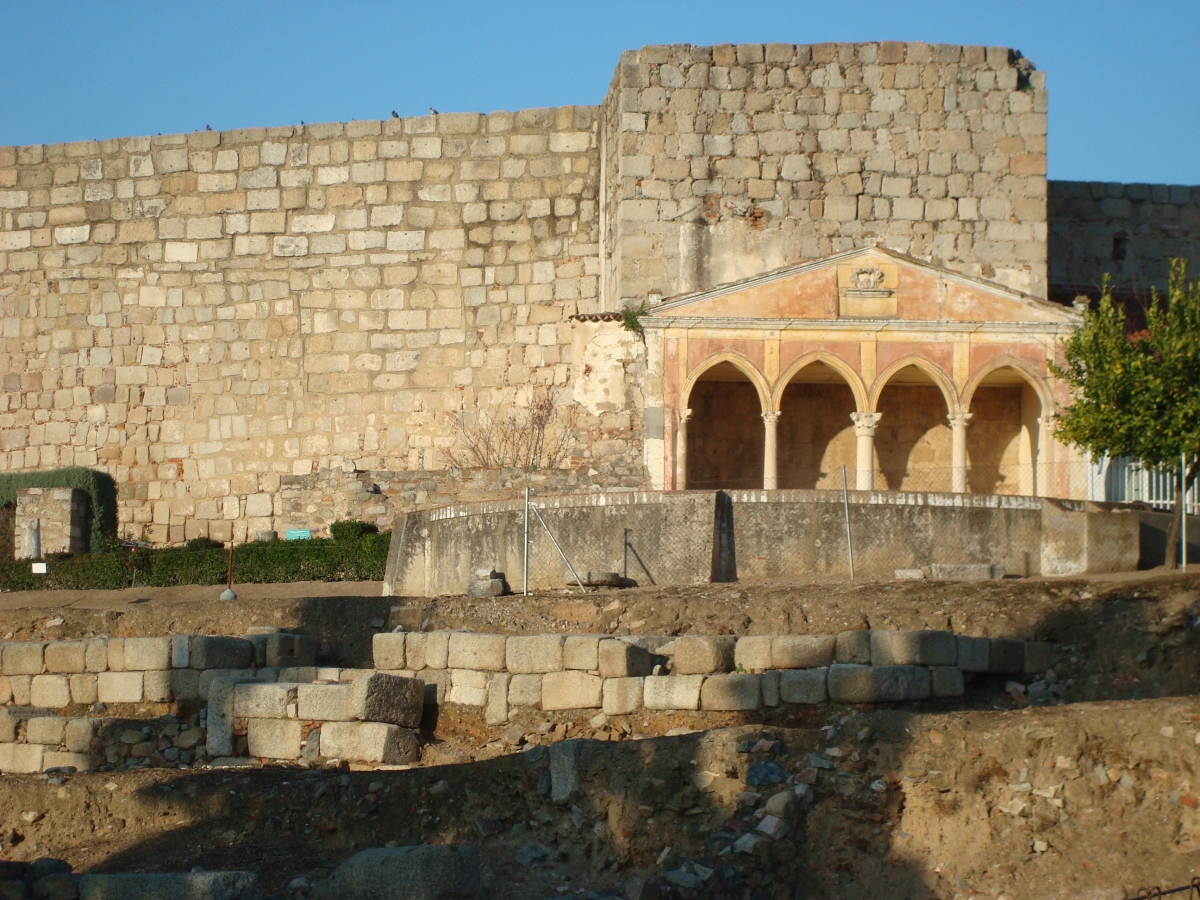 Merida: Alcazaba. Badajoz. Extremadura
