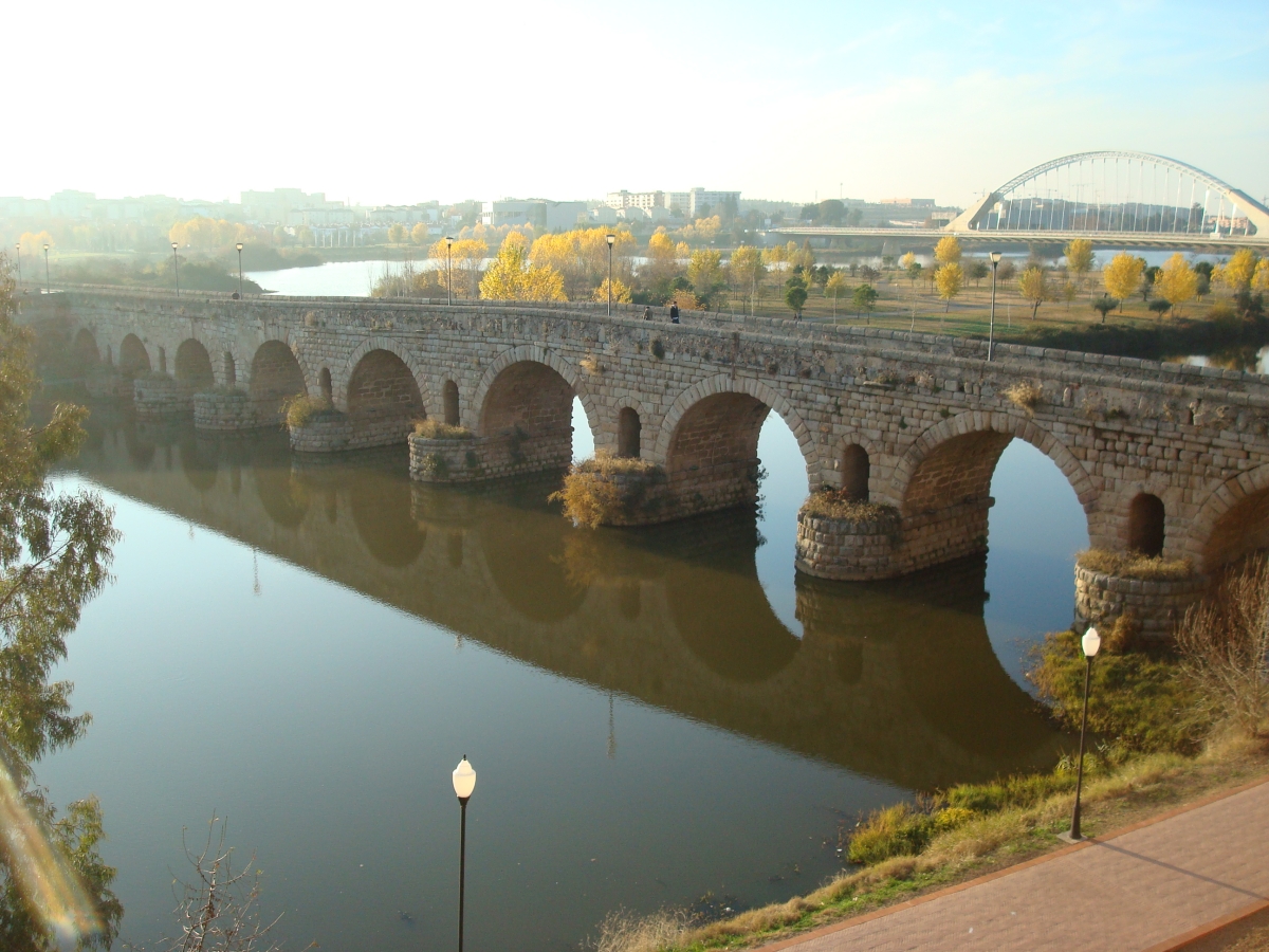 Ro Guadiana. Badajoz. Extremadura