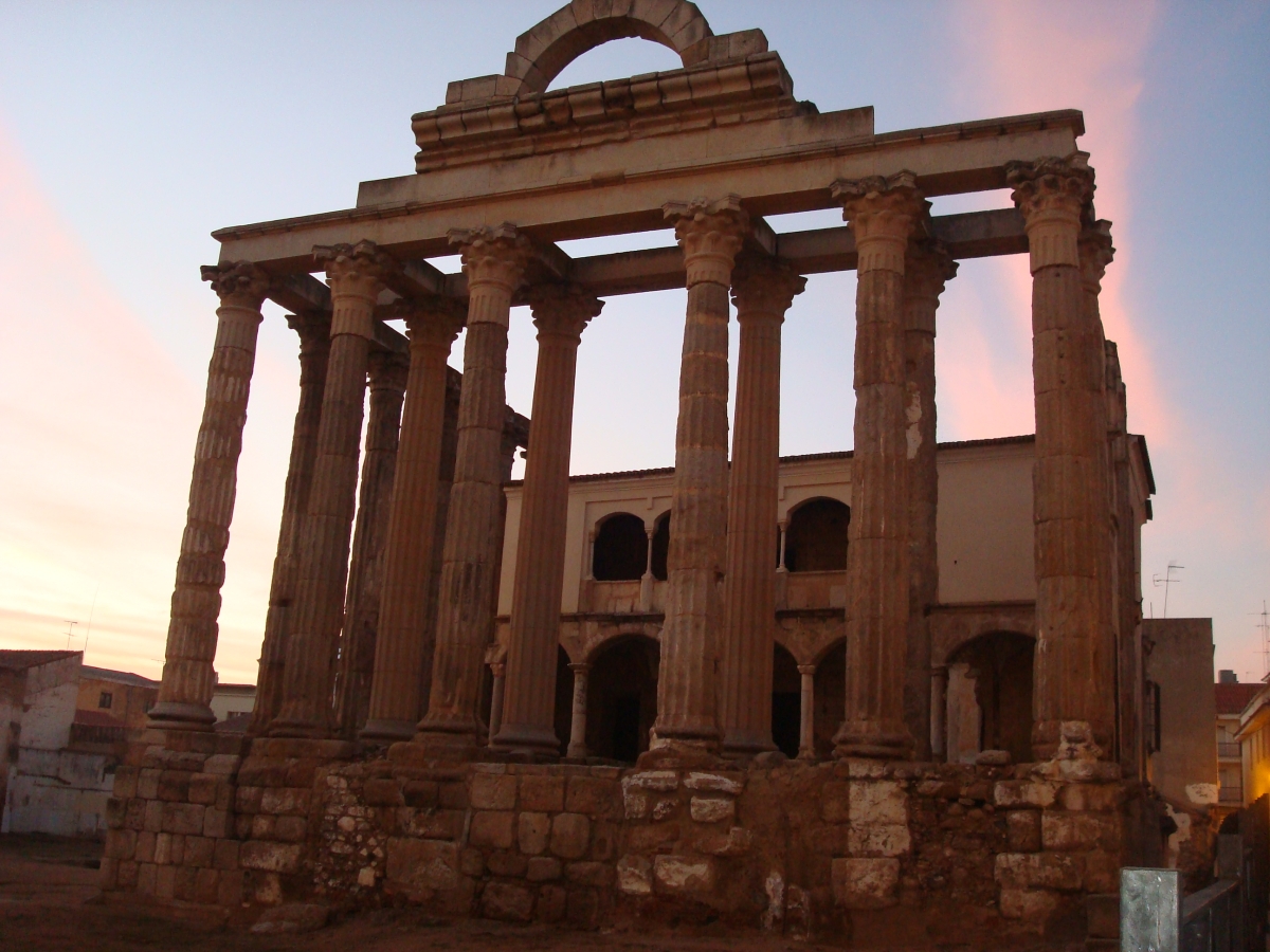 Templo de Diana. Mrida. Badajoz. Extremadura. byJOM