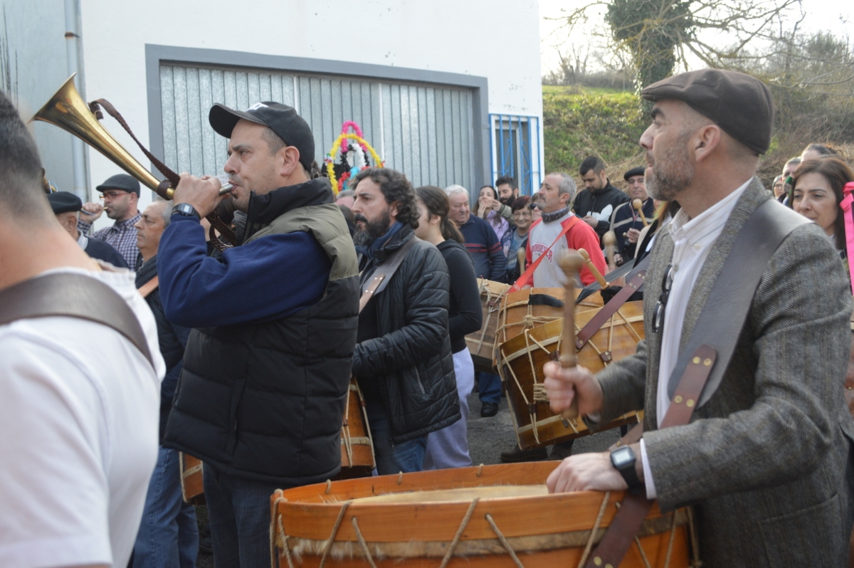 Entroido 2024. Foliada en Trabazos (Manzaneda)