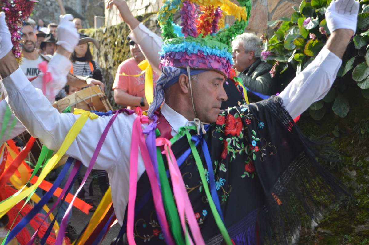 Entroido 2024. Foliada en Trabazos (Manzaneda)