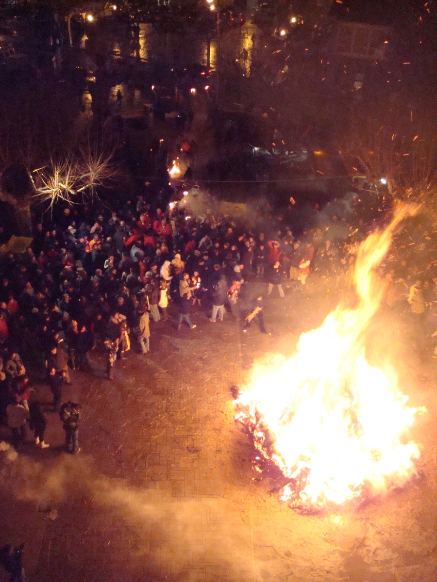Festa dos fachs. Castro Caldelas. Ourense. Ribeira Sacra. Galicia