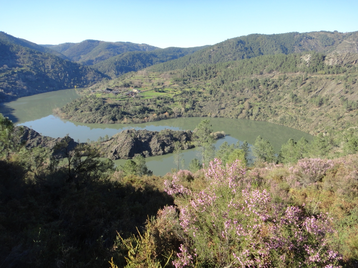 Ro Sil. Ribas do Sil (Lugo)/Castro Caldelas (Ourense). Ribeira Sacra. Galicia