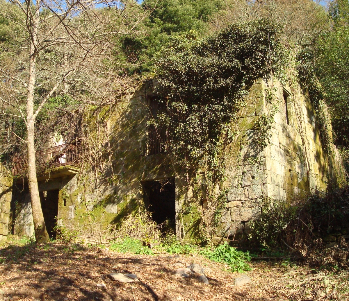 A Barca. Aldea despoboada. Cortegada. Ribeiro. Ourense. Galicia