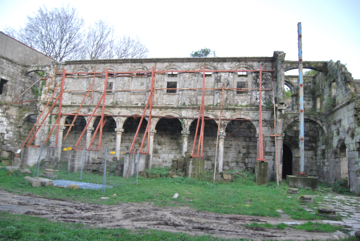 Mosteiro de Santa Mara de Meln. O Ribeiro. Ourense. 