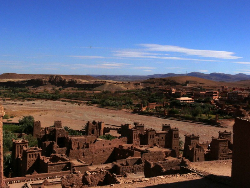 vista de la casbah junto al rio