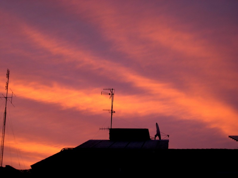 Amanecer desde mi balcon