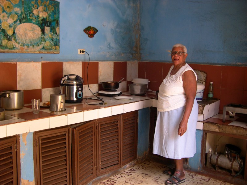 Una cocina en Cuba