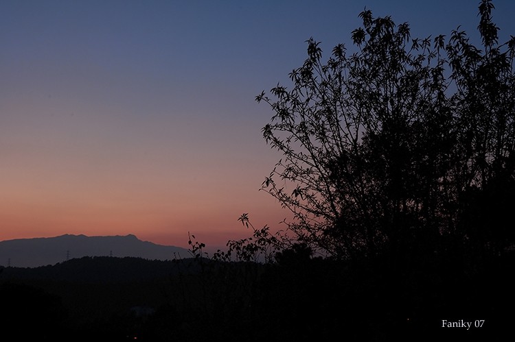 Un atardecer cromtico