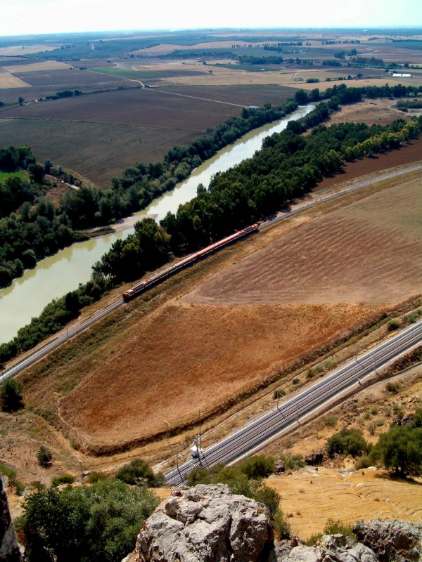 Vega del Guadalquivir desde el Castillo de Almodvar