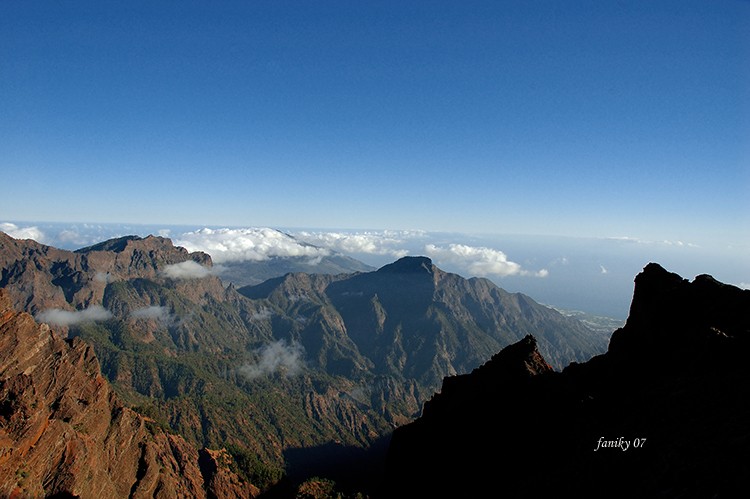 Desde la Caldera de Taburiente