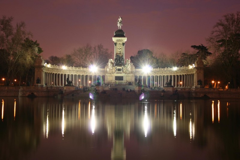 noche en el estanque