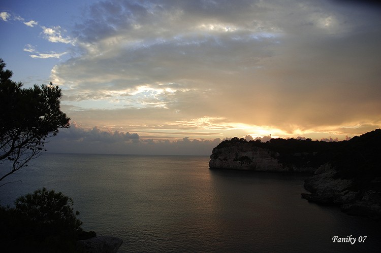 Atardecer en Cala Galdana