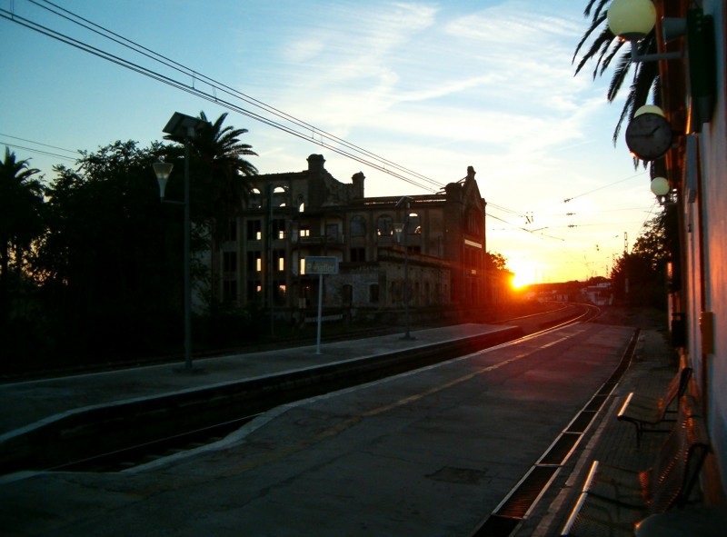 ...vieja estacin de tren.