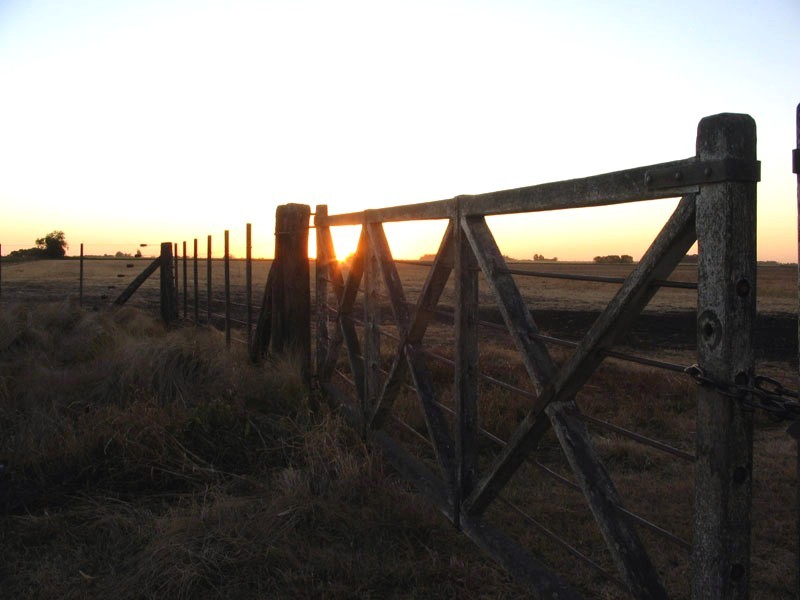 Anochecer en Huangueln