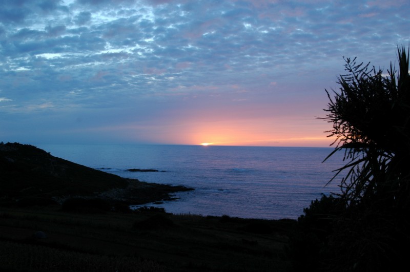 Puesta de sol gallega