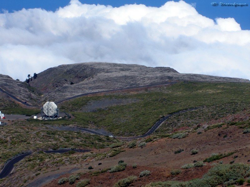 Carretera hacia los observatorios..