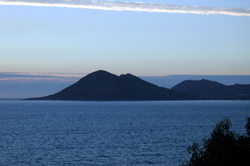 monte Lauro al anochecer