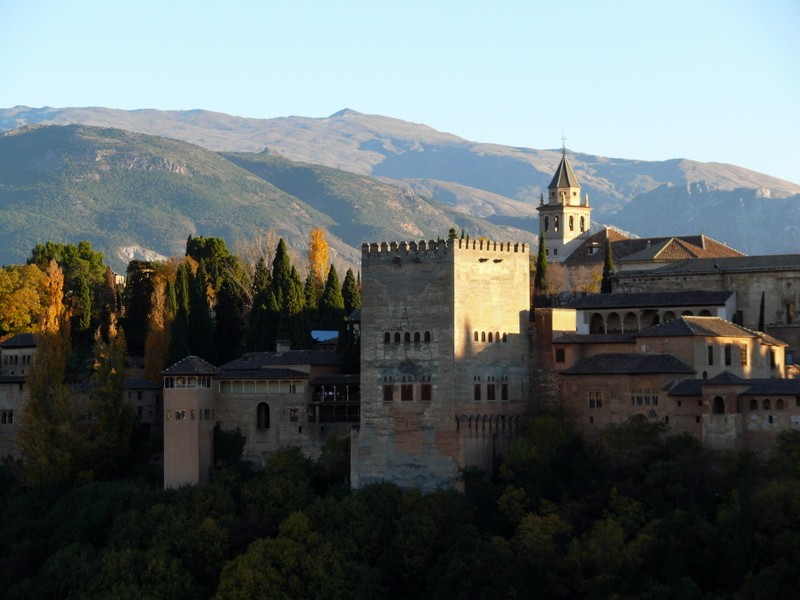 la Alhambra en otoo