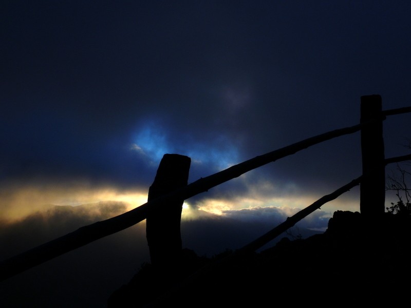 atardecer en el mirador de Jinama