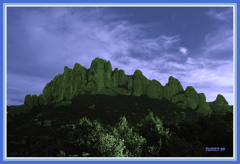 El crepusculo de Montserrat