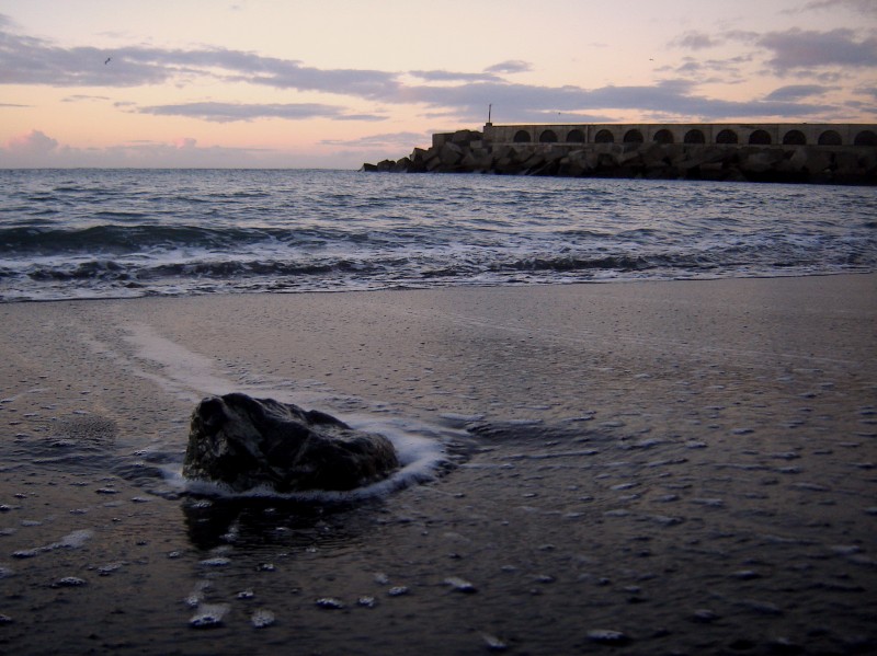 Amanecer junto al mar...