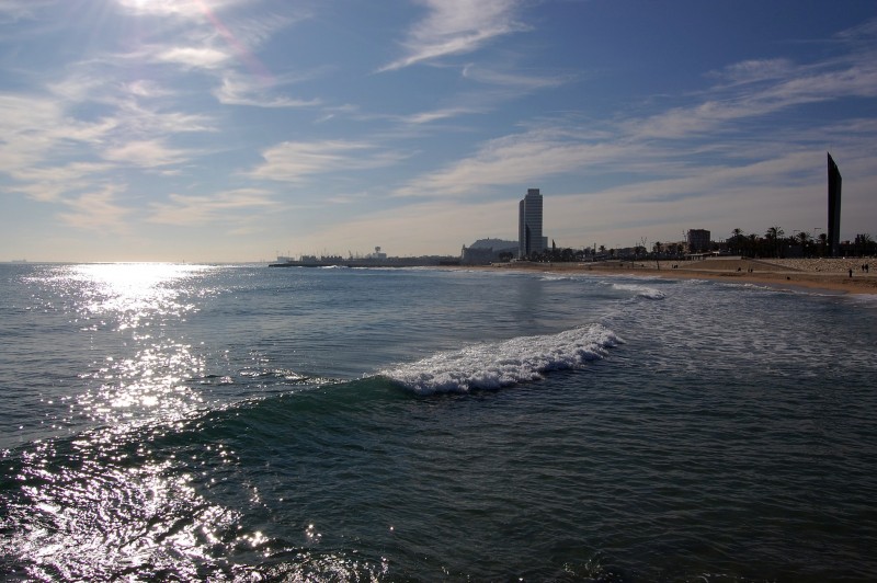 Playa de invierno.