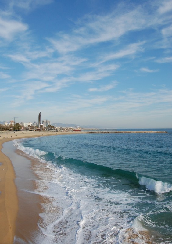 Playa de invierno.