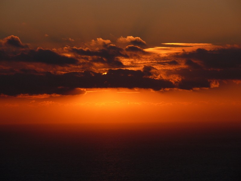 fuego en el horizonte