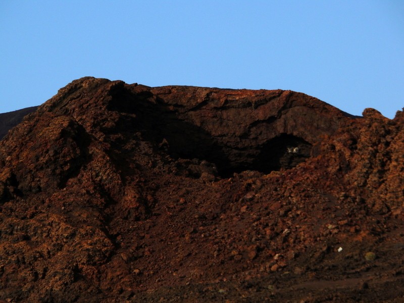 en la boca del crater