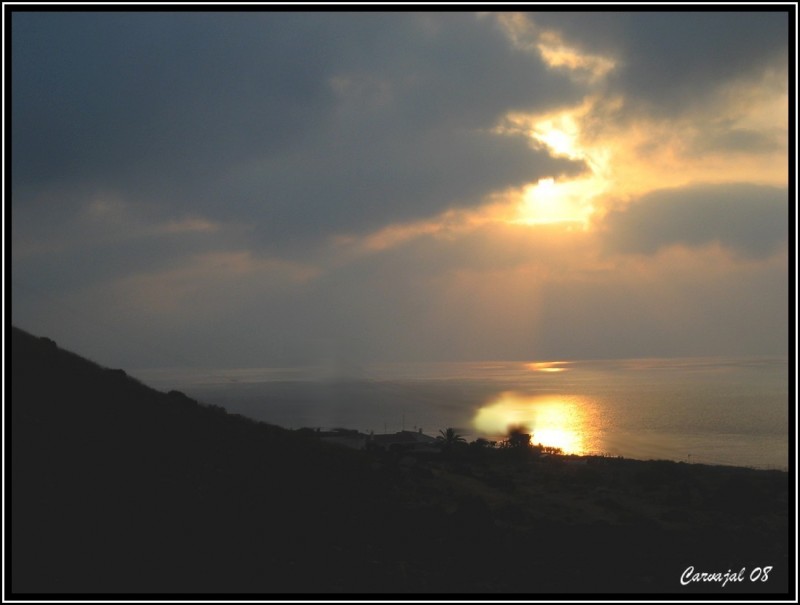 Puesta de sol en el Mediterraneo