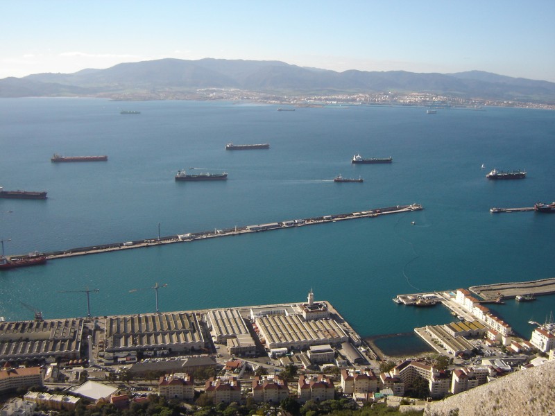 La Bahia de Algeciras desde el Pen