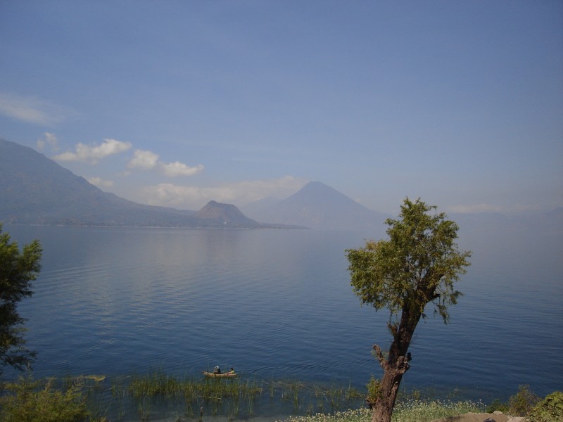 Fusin del cielo y el lago