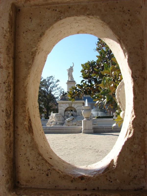 Visin de tunel en Aranjuez