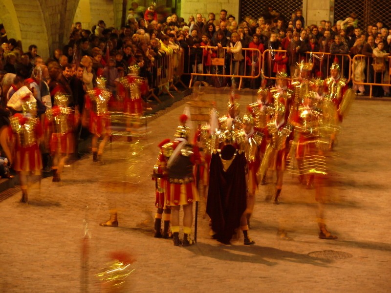 Desfile de romanos