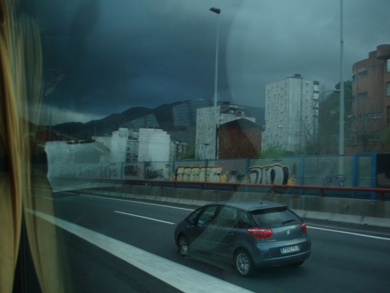 llendo hacia donostia