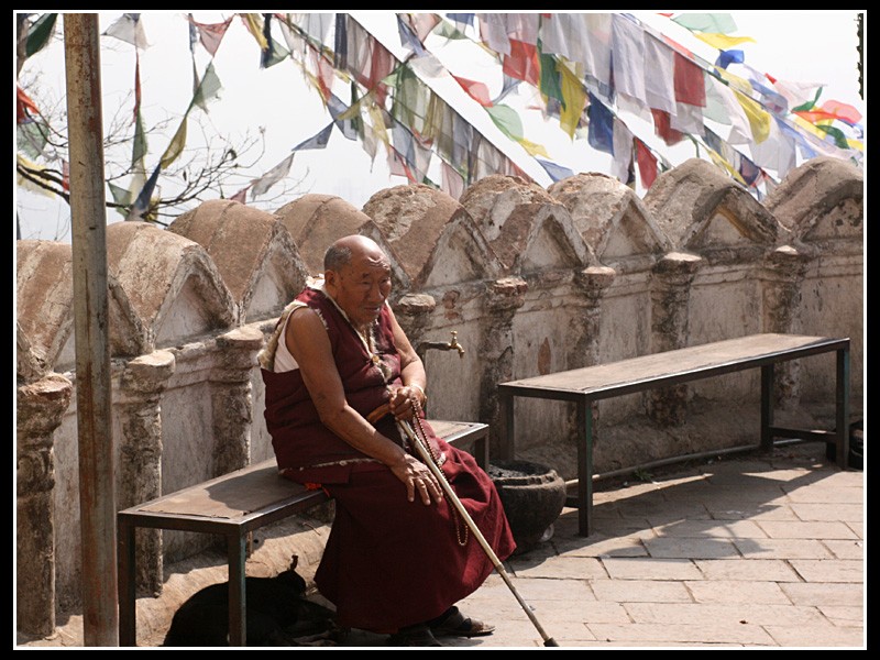 Anciano tibetano