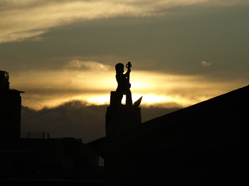 Un angel desde mi terraza