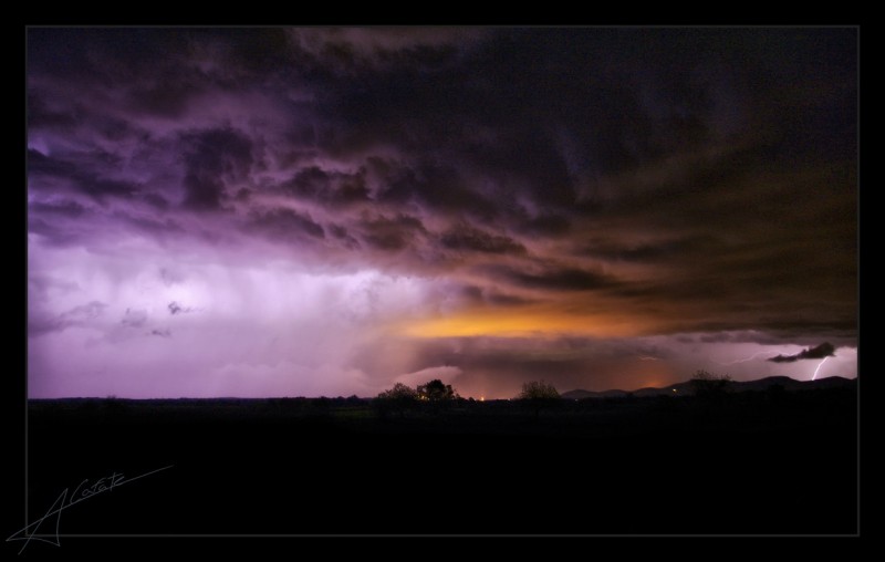 Tormenta damunt Manacor