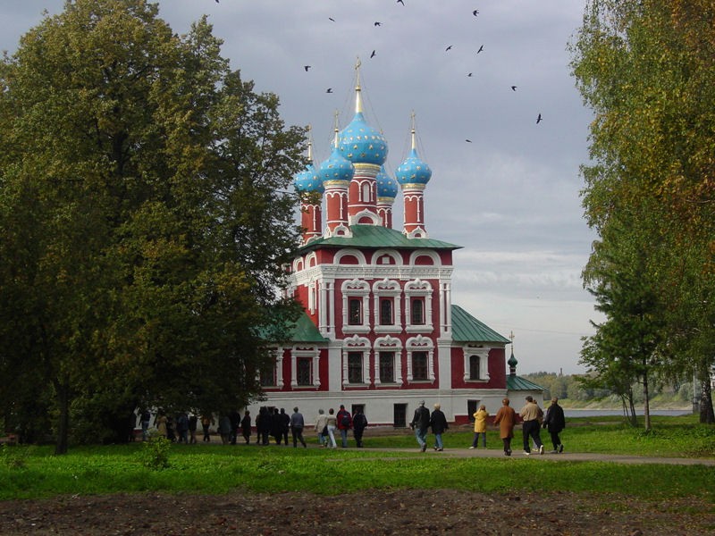 Una iglesia ortodoxa en Uglich