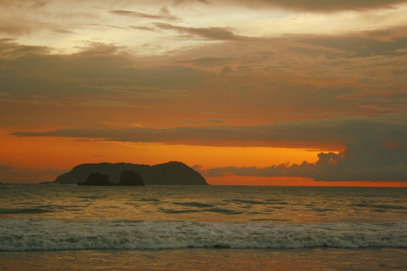 mi 1er atardecer en el pacifico